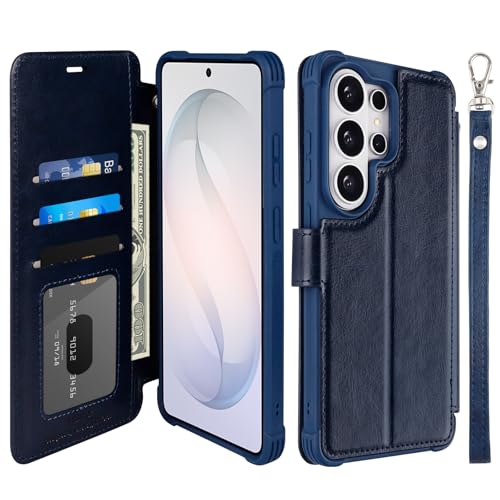 Étui portefeuille pour Galaxy S26 Ultra avec protection antichoc certifiée 3,7m