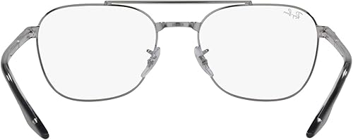 Miniatura 7 de Ray-Ban RX6485 - Marco cuadrado para gafas graduadas, color plomizolente de demostración, 2.165 in, plomizolente demo