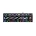 Produktbild Redragon Dyaus 2 K509-RGB Gaming-Tastatur mit LED-Hintergrundbeleuchtung, RGB, mit USB-Kabel, leicht, langlebig, wasserdicht, ergonomisch, leise, Gamer-Tastatur mit PC-Kabel, Schwarz