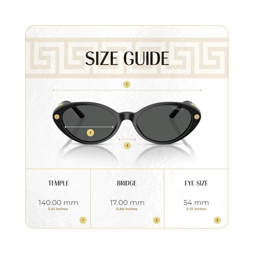 Versace VE4469 54MM Oval Sunglasses for Women +BUNDLE with ACCESSORY EYEWEAR KIT4