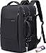 BanGe Reiserucksack, Handgepäck Rucksack Strapazierfähige Convertible Duffle Bag Fit für 17,3-Zoll-Laptop für Männer und Frauen (Schwarz-45L)…