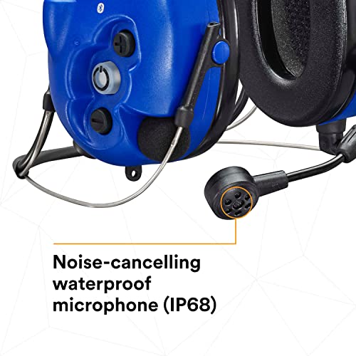 Image of 3M PELTOR WS LiteCom PRO III Headset, Intrinsically Safe, Neckband, Professional Grade Durability, Wireless Two-Way Communication Radio, Bluetooth, Boom Microphone, Royal Blue, MT73H7B4D10N-50