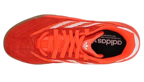 Adidas Men's Skateboarding Copa Nationale Lace Up Sneakers Solar Red/Cloud White/Gum Size 11.5 #TOP3