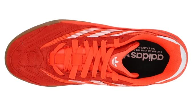 adidas Men's Skateboarding Copa Nationale Lace Up Sneakers Solar RED/Cloud White/Gum Size 11.54