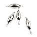 20x Fishing Swivel FY009-50 Rolling Copper Weight Cross Lock Tackle Fly Coast Lock Solid Coastlock Sea Lures