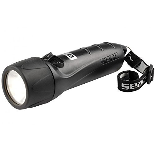 SEAC Q3 Torcia per Immersione, Nero