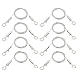 JKAPCYJFHF 8 Pcs 2m x 1.5mm Heavy Duty Adjustable Picture Hanging Wire Kit