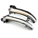 YannnnV12 Auto Rückspiegel Blinker Für BMW M2 F87,1 Paar Auto-Rückspiegel, Blinker, Seitenspiegelleuchte Spiegelblinker,B-Crystal