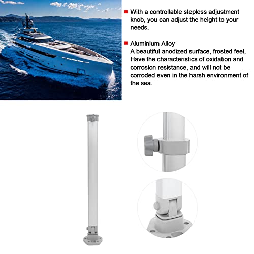 2 Wohnmobil Tischbeinhalterungen - Abnehmbare Basis 17x17cm Schwarz