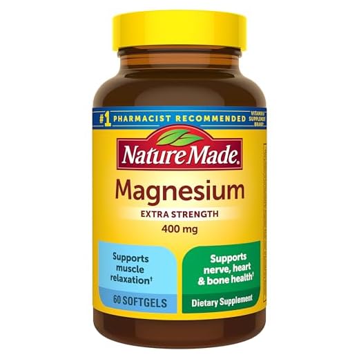 Nature Made - Magnesio de alta potencia 400 mg, 60 unidades
