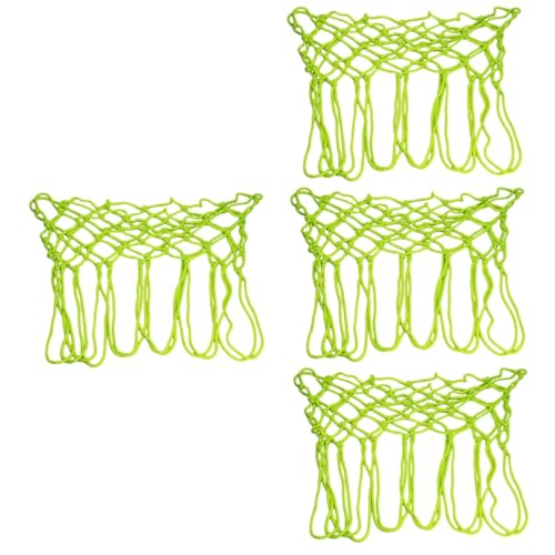 BESPORTBLE 4pcs Basketball Hoop Lights Outdoor Glow-in-The-Dark Net Fluorescent Basketball Mesh