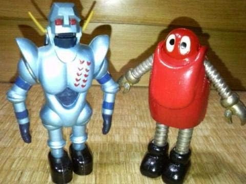 Amazon 当時物ポピー超合金 ロボコン ガンツ先生がんばれロボコン箱なし現状品復刻版 燃えろ ソフビ ポピニカ ロボット 子ども向けフィギュア おもちゃ
