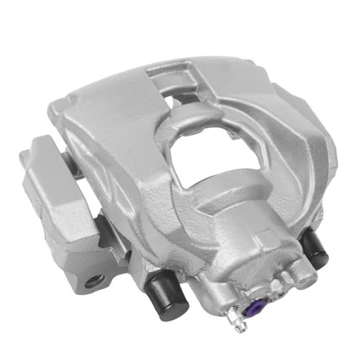 Image of Detroit Axle - Front Left Brake Caliper for 2015-2016 Lincoln MKZ, Driver Side Disc Brake Caliper with Bracket Replacement