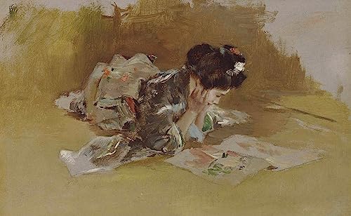 Affiche toile Robert Frederick Blum l'art du portrait pour salon contemporain 60x90cm