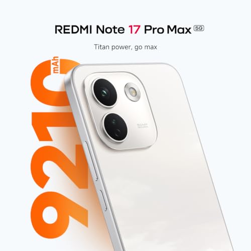 REDMI Note 17 Pro Max 5G, Smartphone 8+256GB, Cloud Blush, 9210mAh Battery - 7