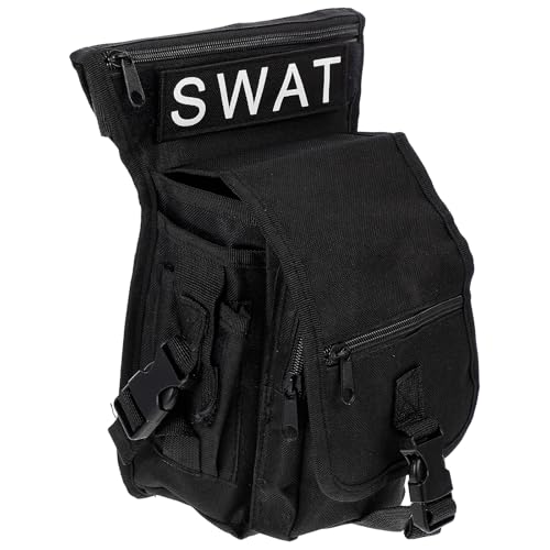 Bolsa de muslo resistente de tela Oxford con cremallera reforzada para ciclismo