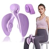 35 LB Pelvic Floor Exercise Devices, Inner Thigh Kegel Exerciser, Kegel Trainer for Postpartum Rehabilitation, Exerciser of Thigh at Home, Hip Under Desk Exercise Men Women with Band