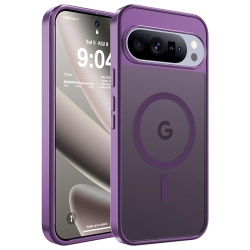Image of WRJ Magnetic Case for Google Pixel 10 /10 Pro 6.3-Inch, Dark Purple