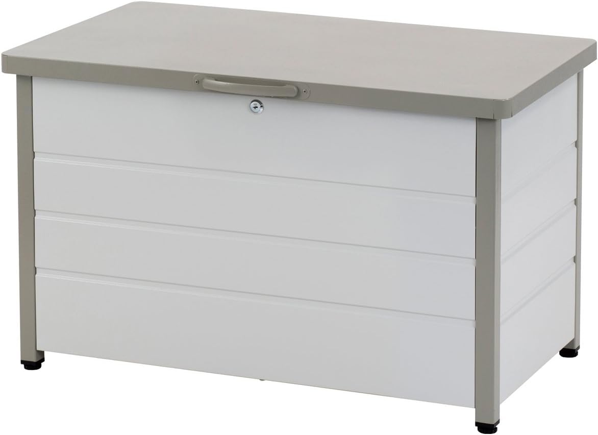 ガーデンマスター　ベンチストッカー スチール製 幅155×奥行49×高さ52cm Amazon.co.jp: [山善] ガーデンマスター ベンチストッカー