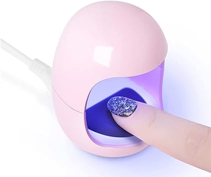 Mini Secador Cabine Unhas Secagem Rápida 30 seg Luz Uv Led