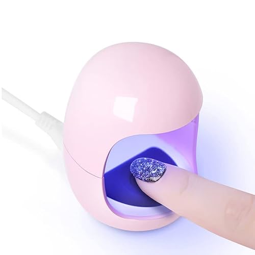 Mini Secador Cabine Unhas Secagem Rápida 30 seg Luz Uv Led