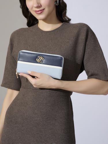 Image of Lavie Signature Women's St.Cloud Colourblock Zip Around Wallet | Gift for Women