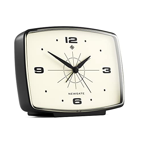 Newgate® Brooklyn alarm clock, Matt Black, 10.5 x 14 x 5.5 cm - Image 2