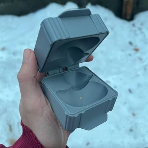 Juguete para nieve exterior pack de 2 moldes plásticos color gris NbgrvB 4