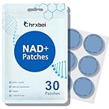 Chrxbei NAD+ Patches for Women and Men, NAD+Patch for Energy and Healthy Aging, Nicotinamide and Resveratrol Wellness Support, Vegan, 30 Patches
