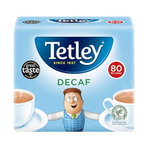 Tetley Decaffeinated Teabag Pk80