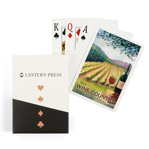 Lantern Press Napa, California, Cartas de Póker 52