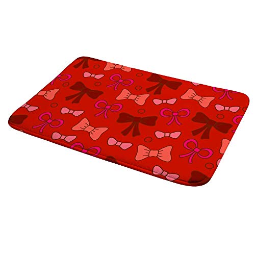 Tapis de bain antidérapant lavable en machine velours corail - 5