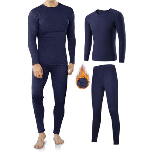 Listado de Conjuntos térmicos para Hombre disponible en línea. 43 YQSENLIN Ropa Interior Térmica para Hombre,Conjunto de Camiseta Térmica y Pantalón Térmico,Ultra Suave y Cómodo,Forro Polar,Adecuado para Esquí de Invierno y Actividades al...