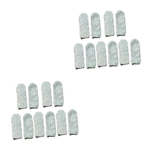 BESPORTBLE 2sets Work Sculpture Finger Sleeves Medium Size Cut Resistant Easy to Put On/take Off for Electronic Repair and Building Work 10pcs*2