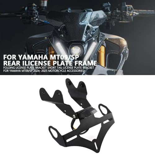 Support de plaque d'immatriculation pour Yamaha MT-09 2024-2025 arrière