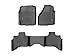 WeatherTech Custom Fit FloorLiners for Ram Truck 1500, Ram Truck 1500 Classic, Ram 1500, Ram 1500 Classic - 1st & 2nd Row (449821V-442162V), Black