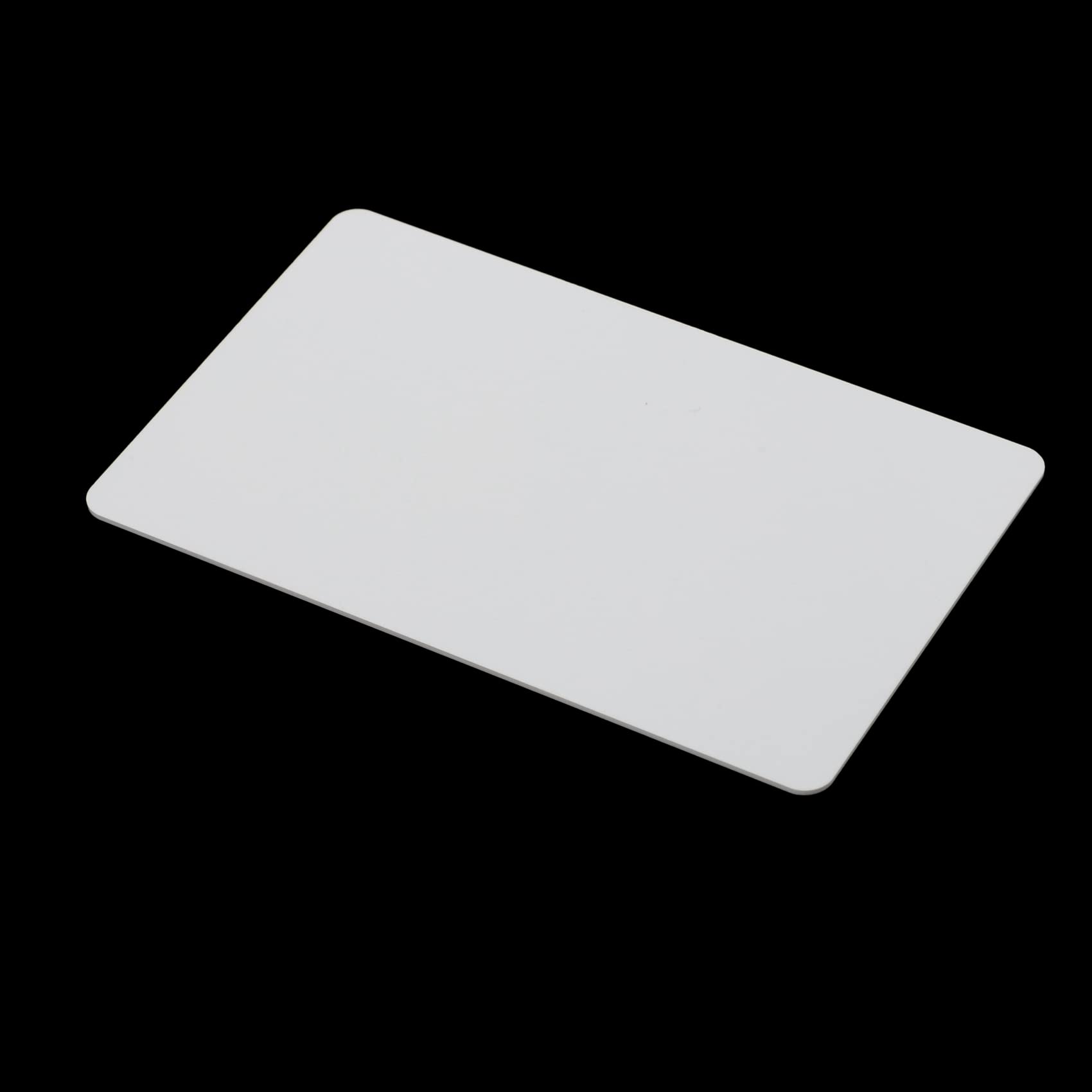 Lot de 200 cartes de visite en plastique PVC - Double face - Impression à chaud - En plastique avec maillon