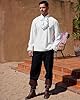 YAOHUOLE Pirate Shirt Men Medieval Costume Men's Renaissance Costume Victorian Shirts Poet Shirt Medieval Shirts for Men White 2XL #2
