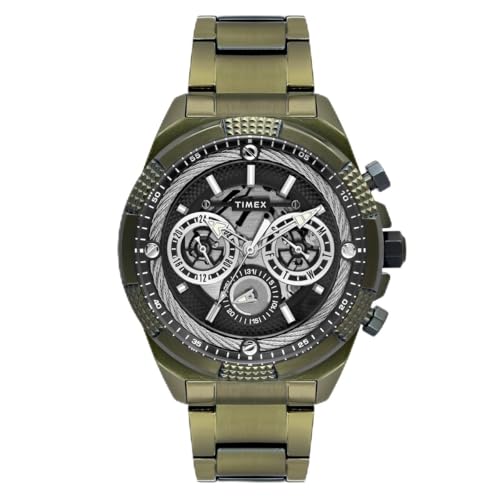 Image of TIMEX Analog Watch for Man with Round Dial & Water Resistant Men's Wrist Watches