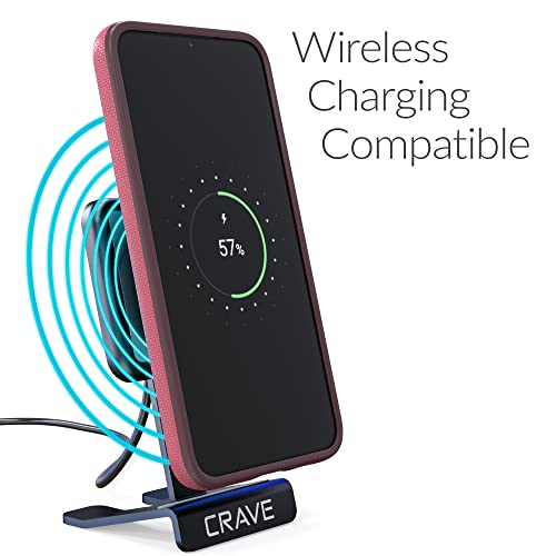 Image of Crave for Samsung Galaxy S23 Plus Case, Shockproof Protection Dual Layer Case for Samsung Galaxy S23 Plus (6.6 inch) - Berry