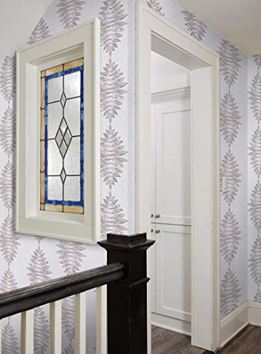 Guvana 17.3"X 394" Grey Wallpaper Vintage Peel And Stick Wallpaper Brown Leaf Pattern Contact Paper Self Adhesive Wallpaper Diy Removable Wallpaper Grasscloth Textured Wallpaper For Home Wall Decor #TOP5