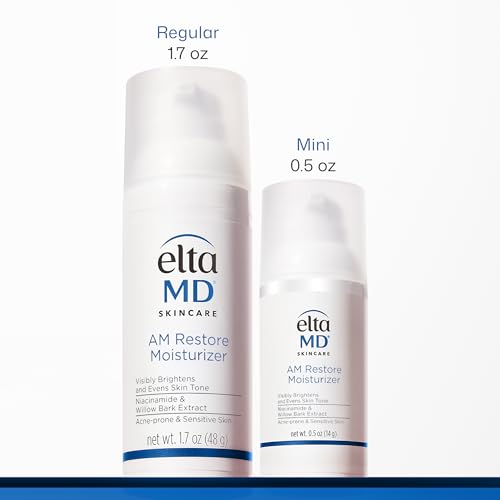 Image of EltaMD AM Restore Face Moisturizer for Women and Men, Light Moisturizer Face Cream, Made with Niacinamide and Hyaluronic Acid