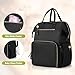 Breast Pump Backpack Compatible with Spectra S1, S2, Medela and Cooler Bag, Breast Pump Bag with Laptop Sleeve, Breast Pump Carrying Diaper Bag for Working Moms, Black