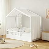 Décoration Chaleureuse pour Une Chambre D'enfant: Les douces rideaux de lit pour enfants ajoutent une touche de douceur féerique au lit de votre enfant,créant un environnement de sommeil confortable,ce qui en fait un cadeau idéal pour les garçons et les filles