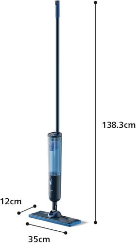 Philips OneUp 3000 Series Electric Mop - 2X Cleaner Floors², 2X Faster Mopping, Cordless With 360° Rotating Hinge, Washable Reusable Pads, Long-Lasting Battery (XV3101/01) - 7