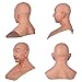 YRZGSAWJ Realistic Silicone Masks for Men Full Head Old Man Human Face Mask Crossdresser Cosplay Halloween (William Old Man, Beige)