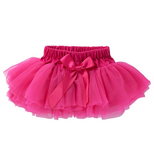 Image of Anbaby Baby Girls Soft Tutu Skirt Toddler Ruffled Pants Diaper Cover