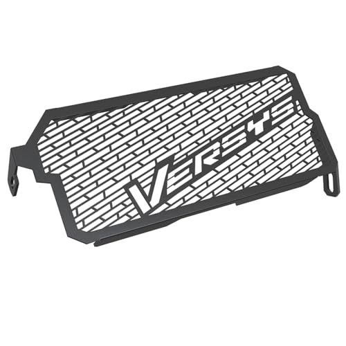 Motorrad KühlerSchutz Kühlergrill für KLE650 V.ersys 650 2015 2016 2017 2018 2019 2020 2021 2022 2023-Schwarz
