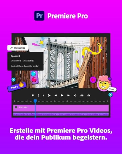 Adobe Creative Cloud Pro | Student & Teacher | Grafik Design | Gen AI | 1 Jahr| PC/Mac| Digital Download