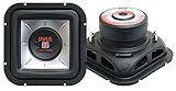 Pyle PLSQ10D 10-Inch 1,200-Watt Square DVC Subwoofer